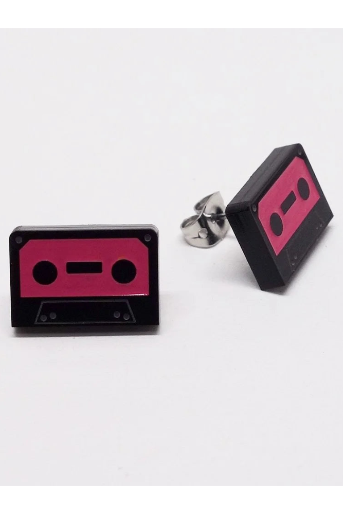 Lili1091 Cassette Tape Earrings