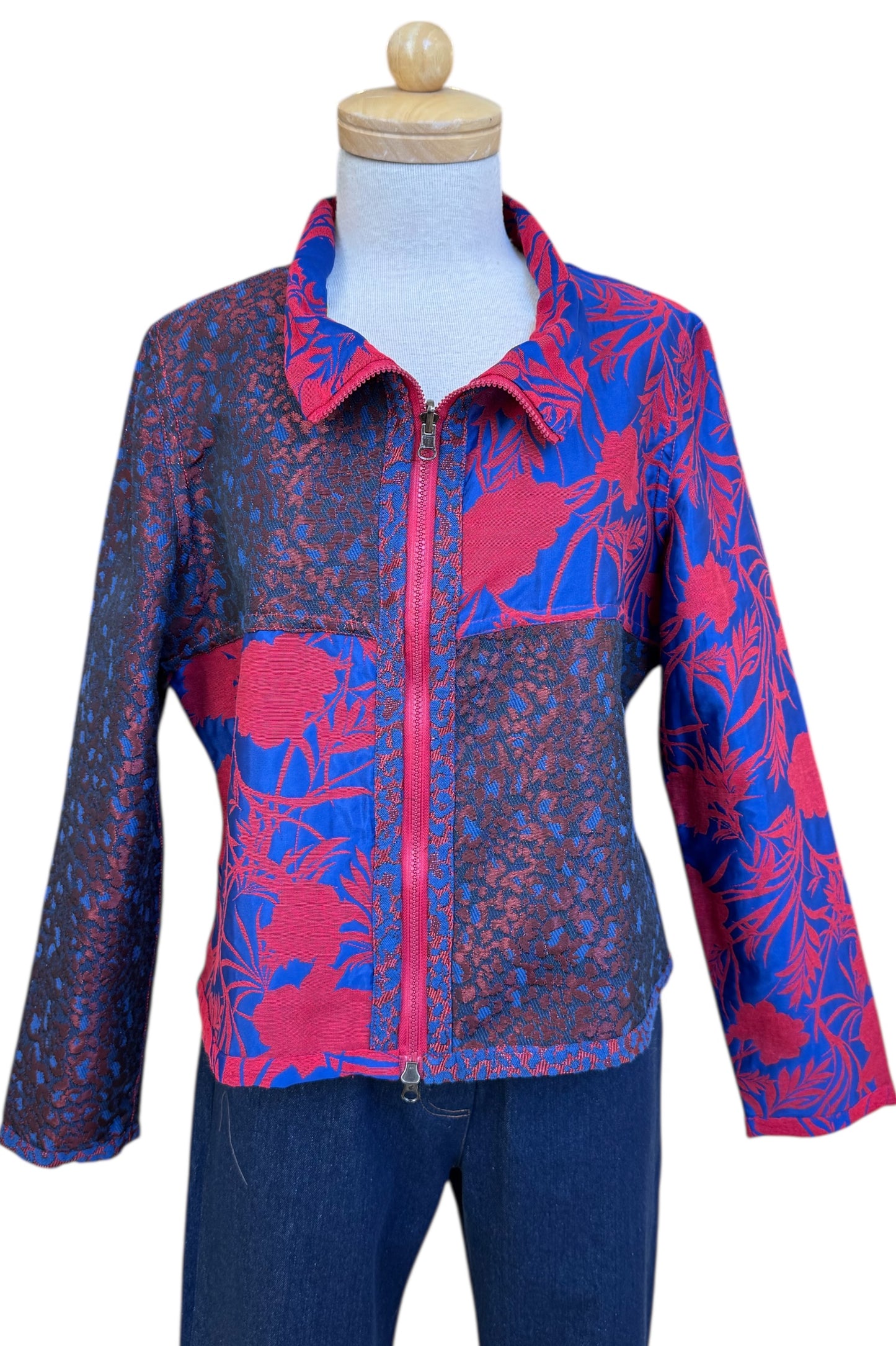 Fall/Winter Mosaique Reversible Two-Colour Jacket
