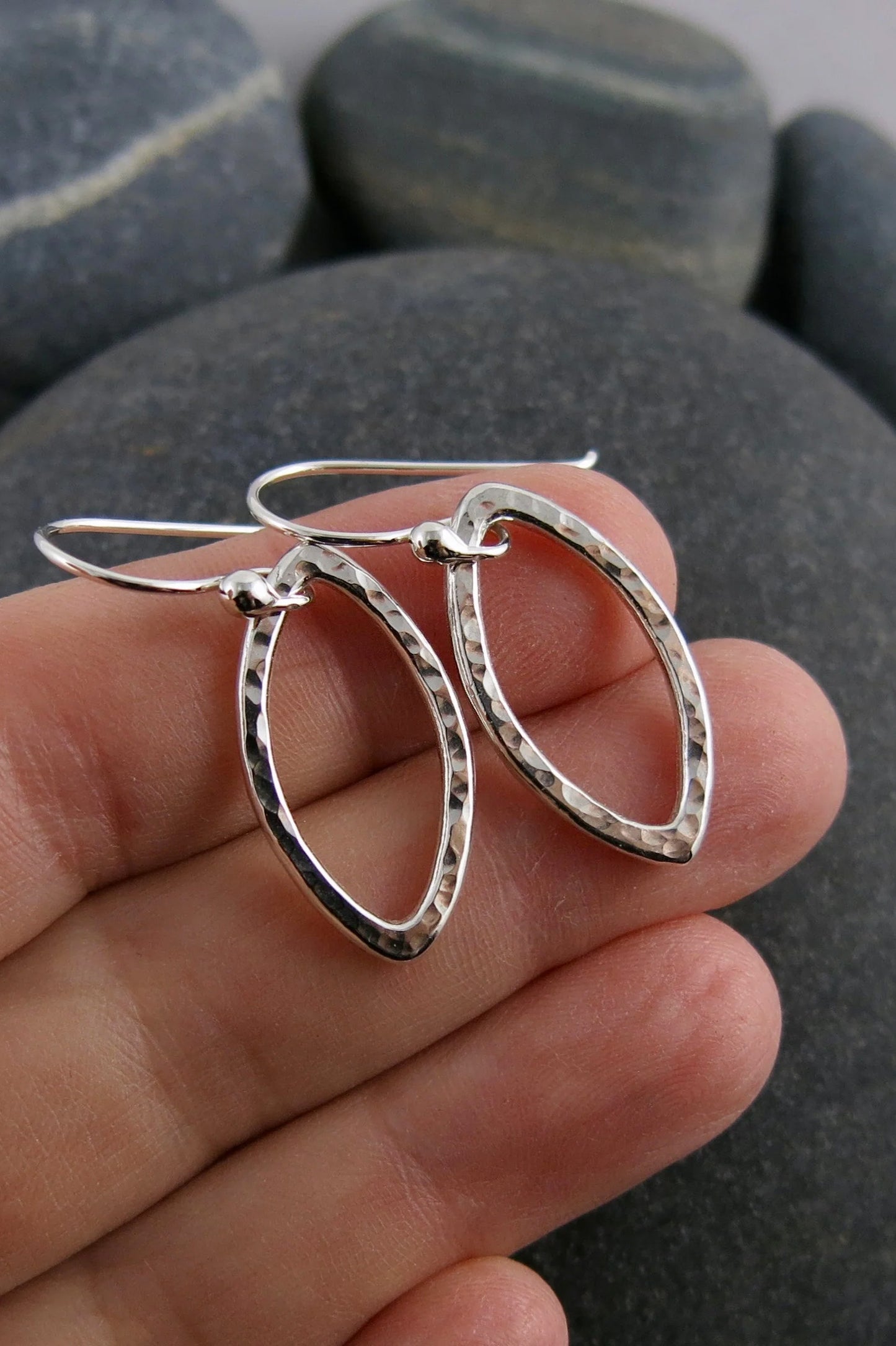 Leaf Earrings • Sterling Silver