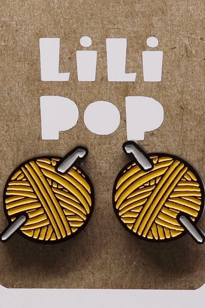 Lili0958 Yarn Stud Earrings