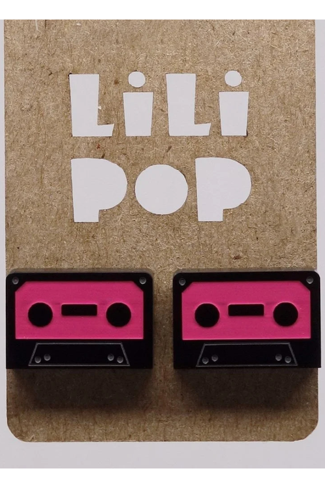 Lili1091 Cassette Tape Earrings