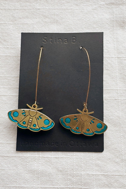 Moth Earrings
