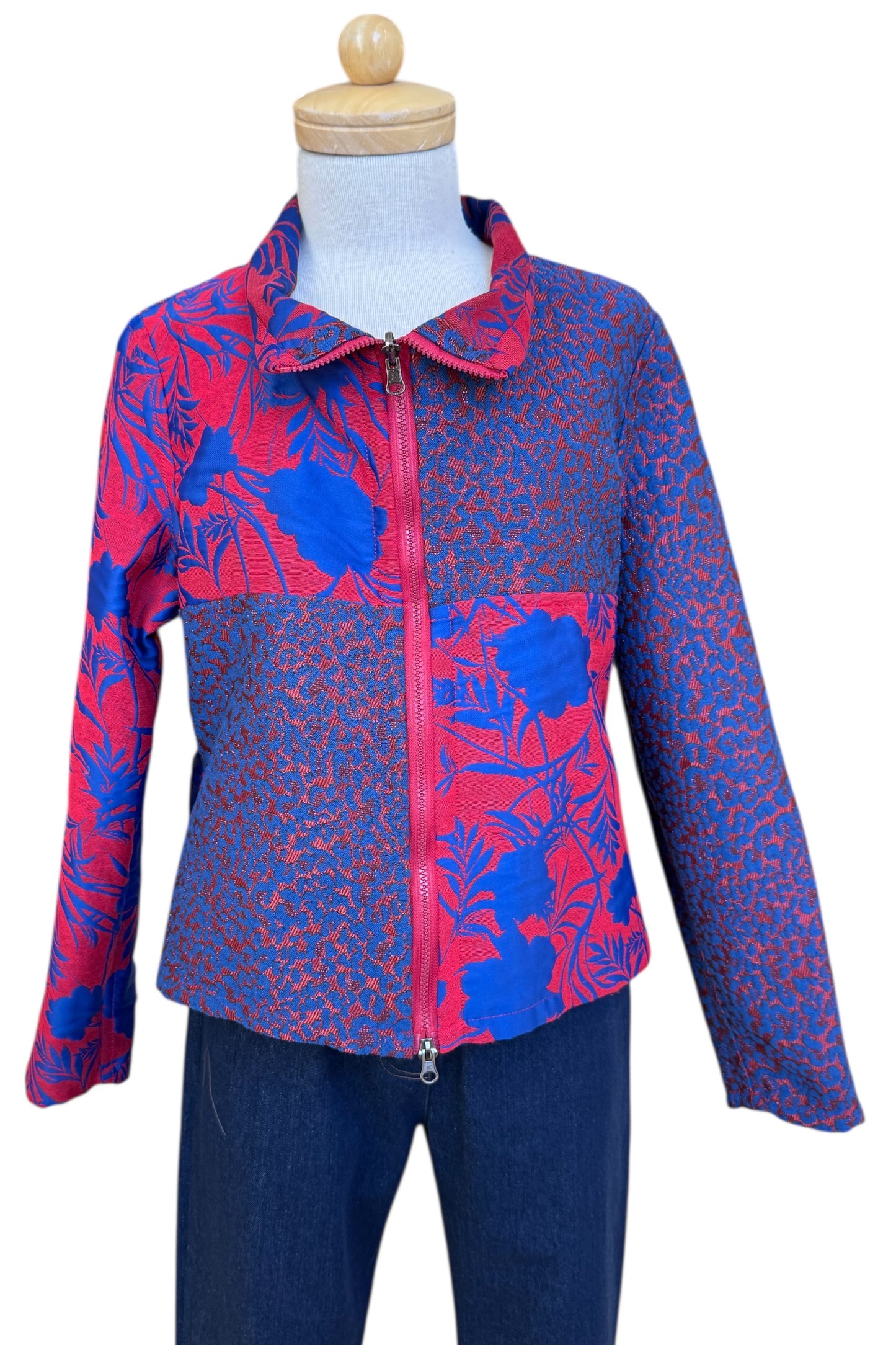 Fall/Winter Mosaique Reversible Two-Colour Jacket