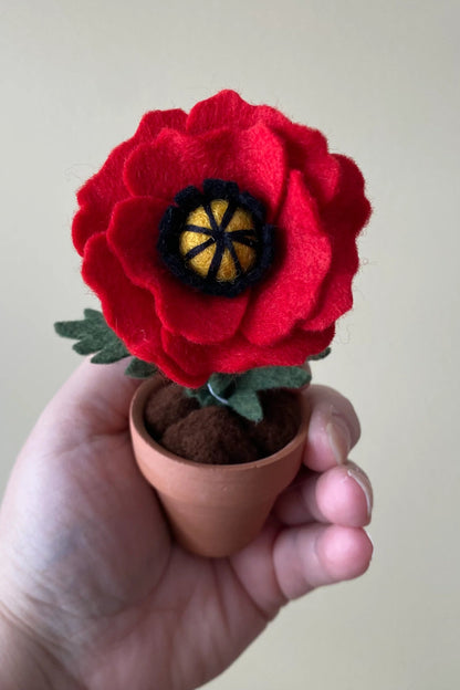 Mini Felt Flower