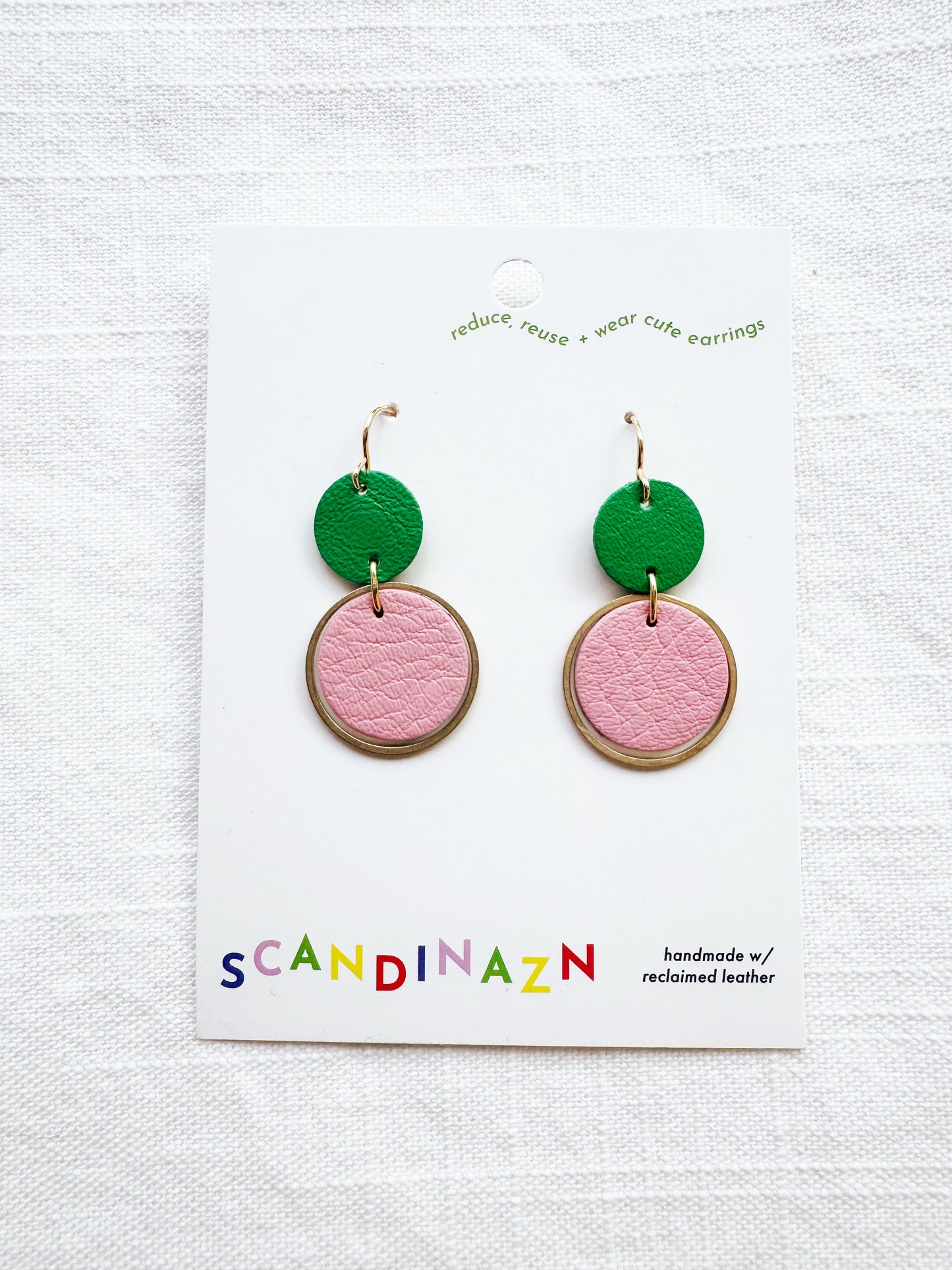 Two-Tone Orbit Earrings