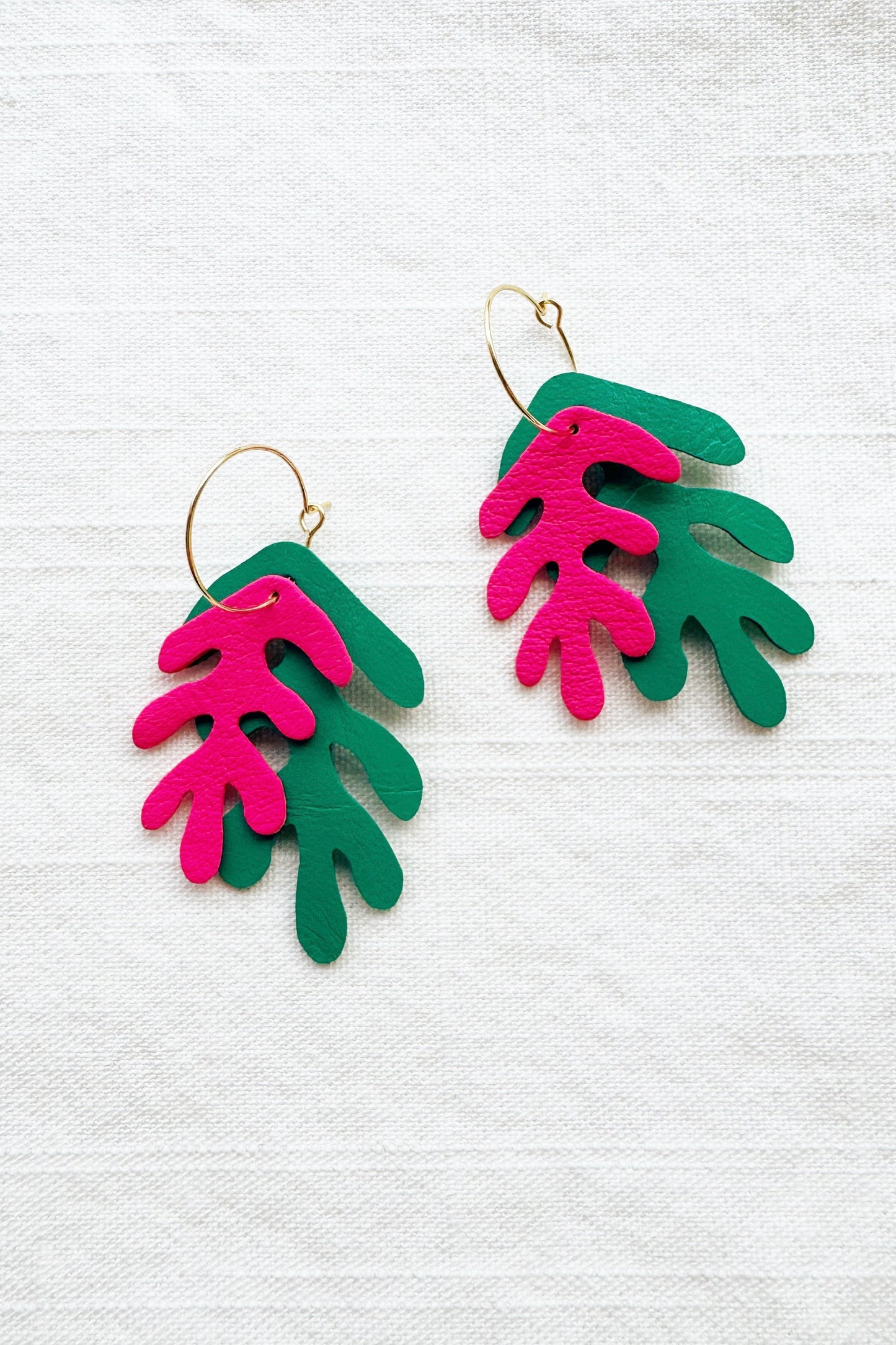 Wakame Hoop Earrings