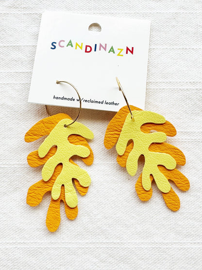 Wakame Hoop Earrings