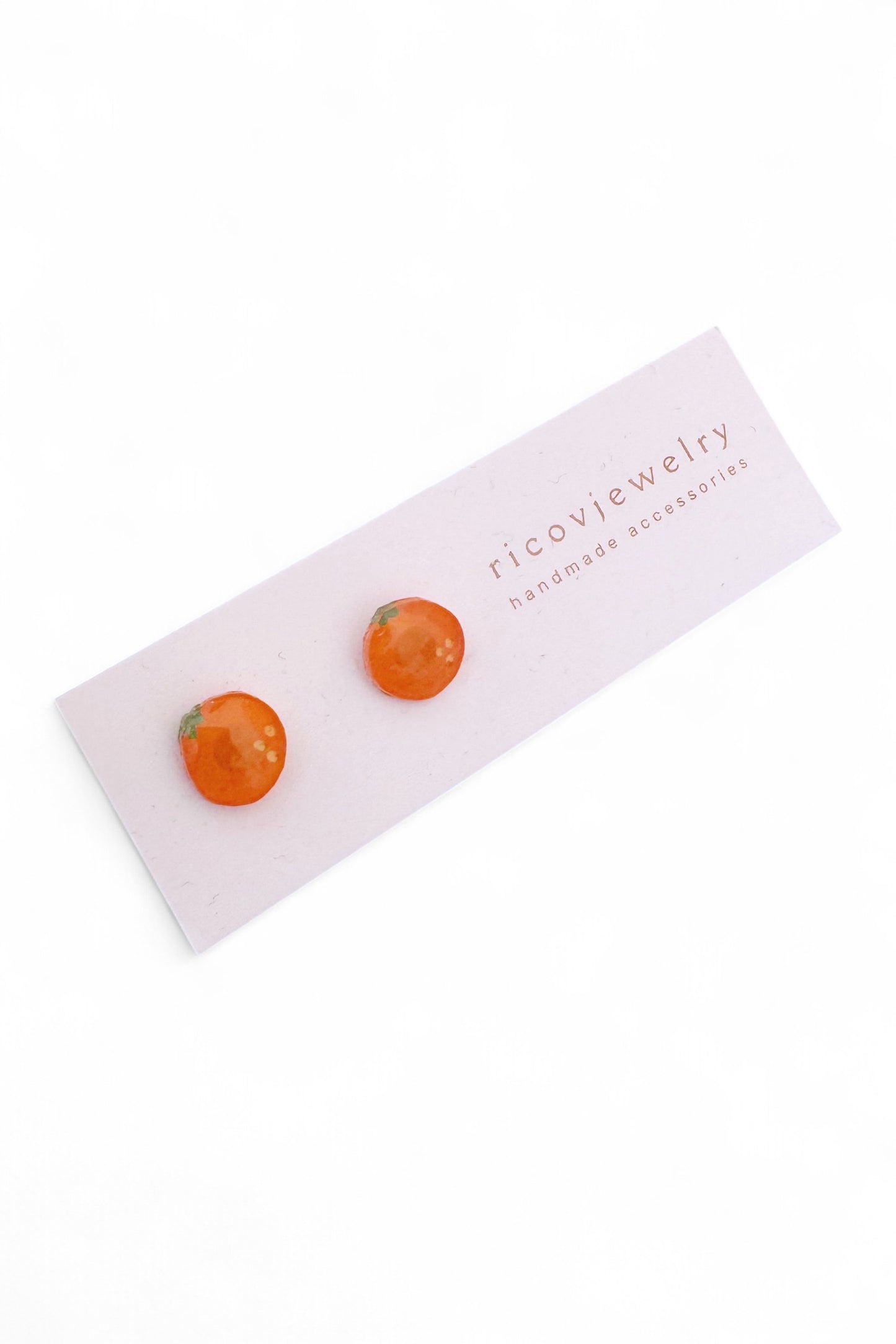 Orange Earrings