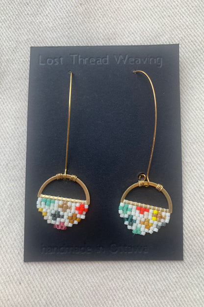 Sally Small - Abstract round earrings - MADE TO ORDER