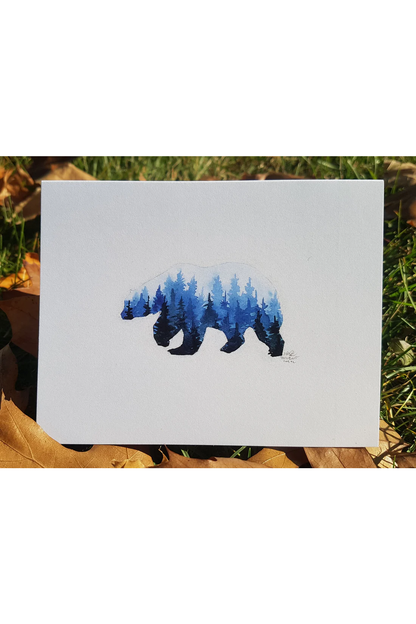 Canadian Wildlife Cards - Silhouettes