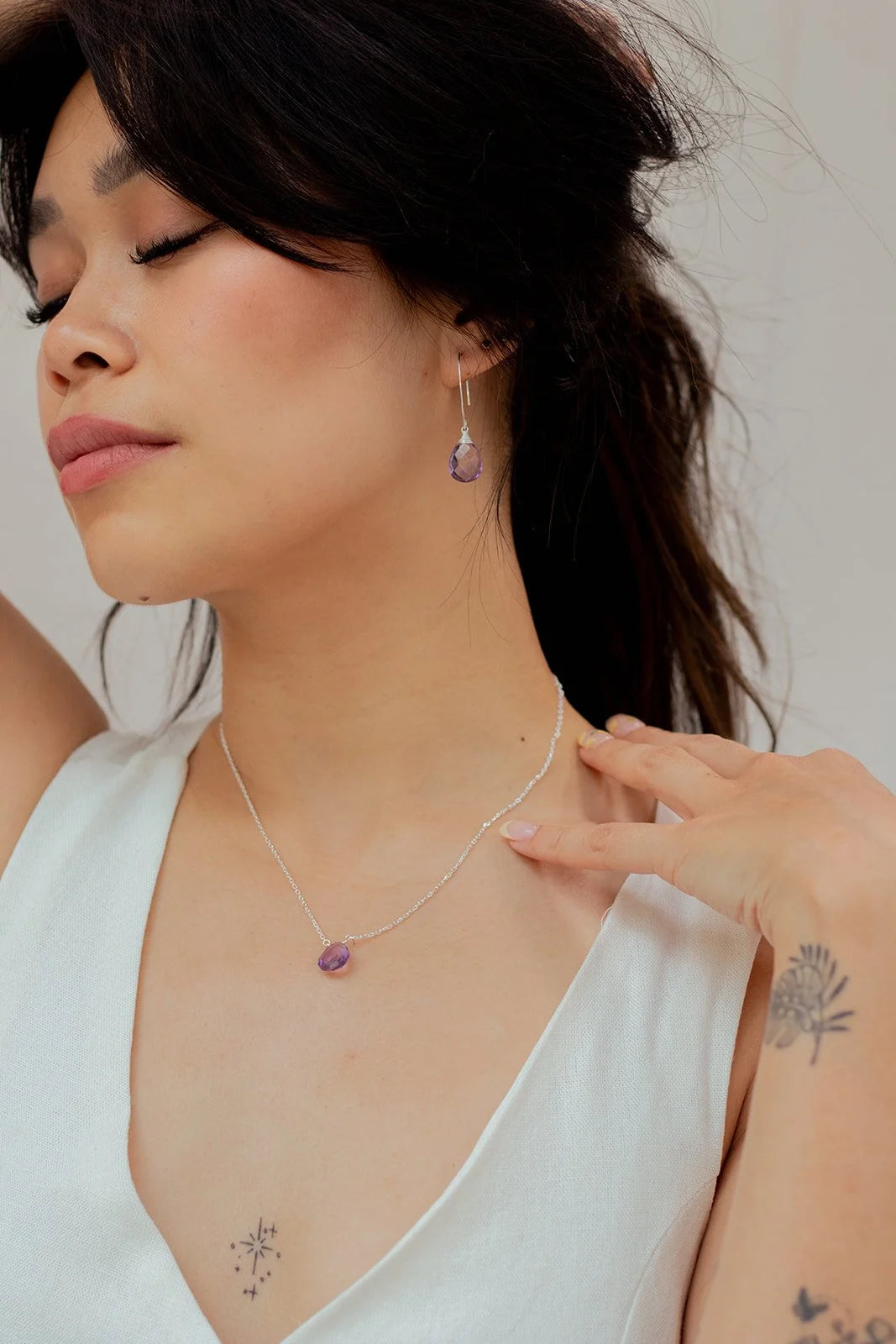 Mini Rhea Earrings Sterling Silver