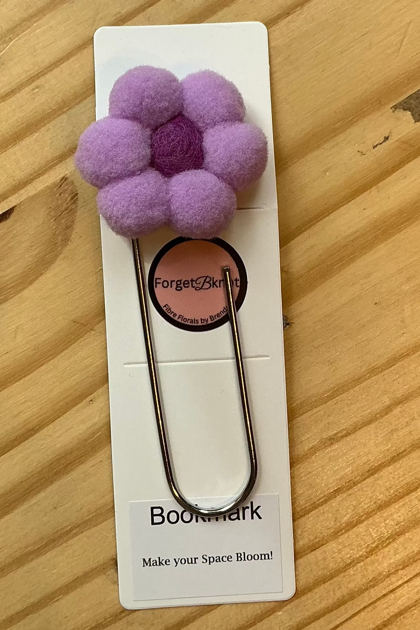 Flower Paperclip Bookmark
