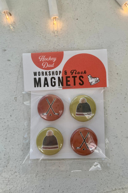 Hockey Parents Magnet 4-Pack