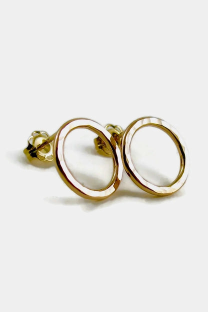 Breathe Studs • Sterling Silver, 14K Gold Fill