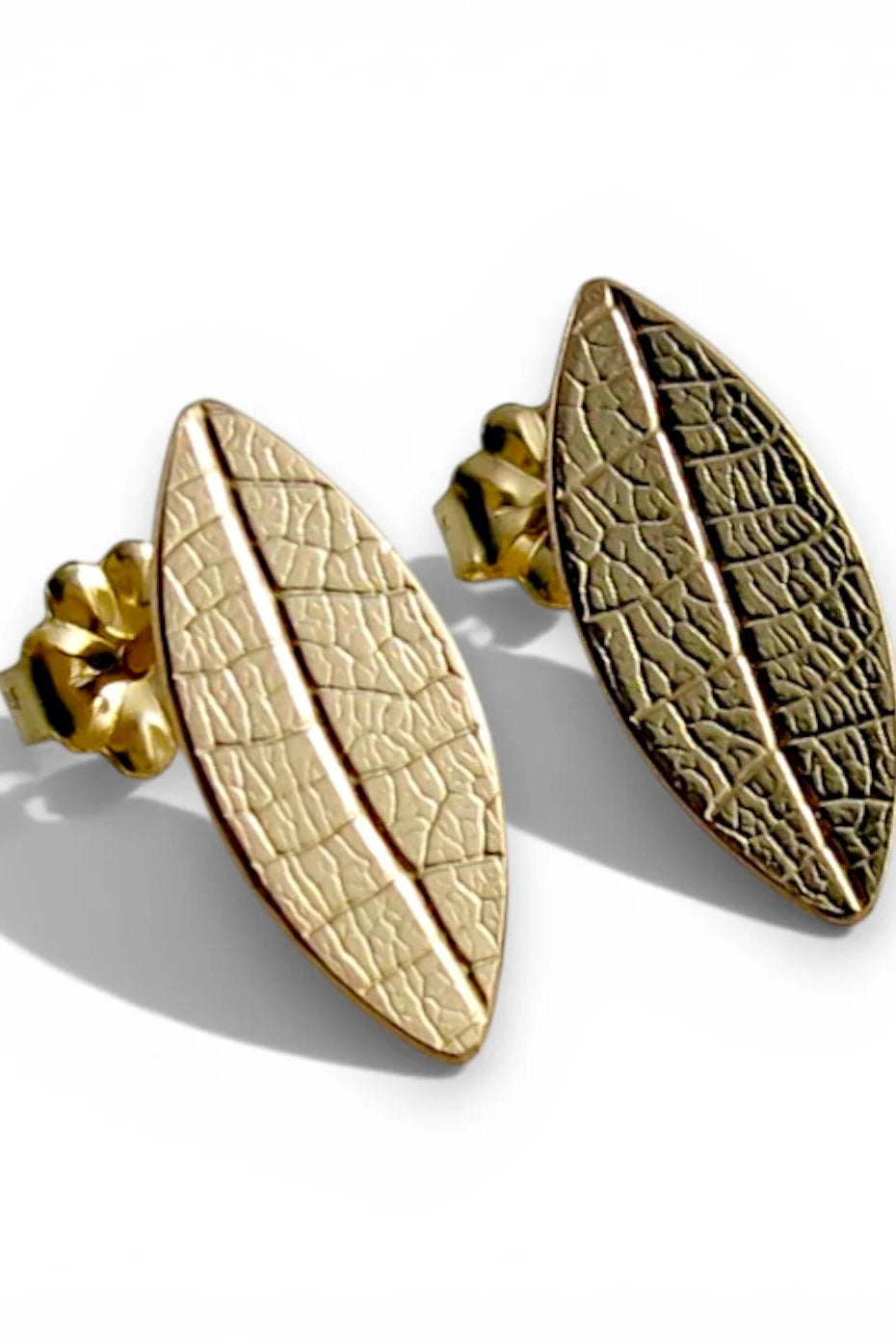 Leaf Imprint Studs