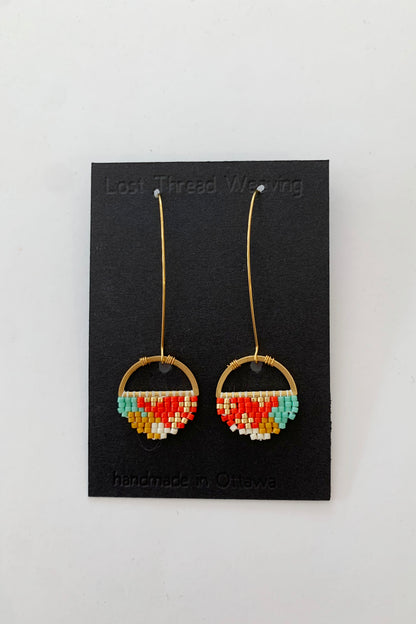 Sally Small - Abstract round earrings - MADE TO ORDER