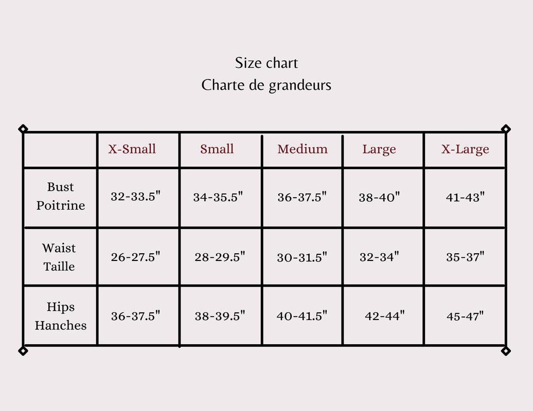 Ramonalisa Size Chart