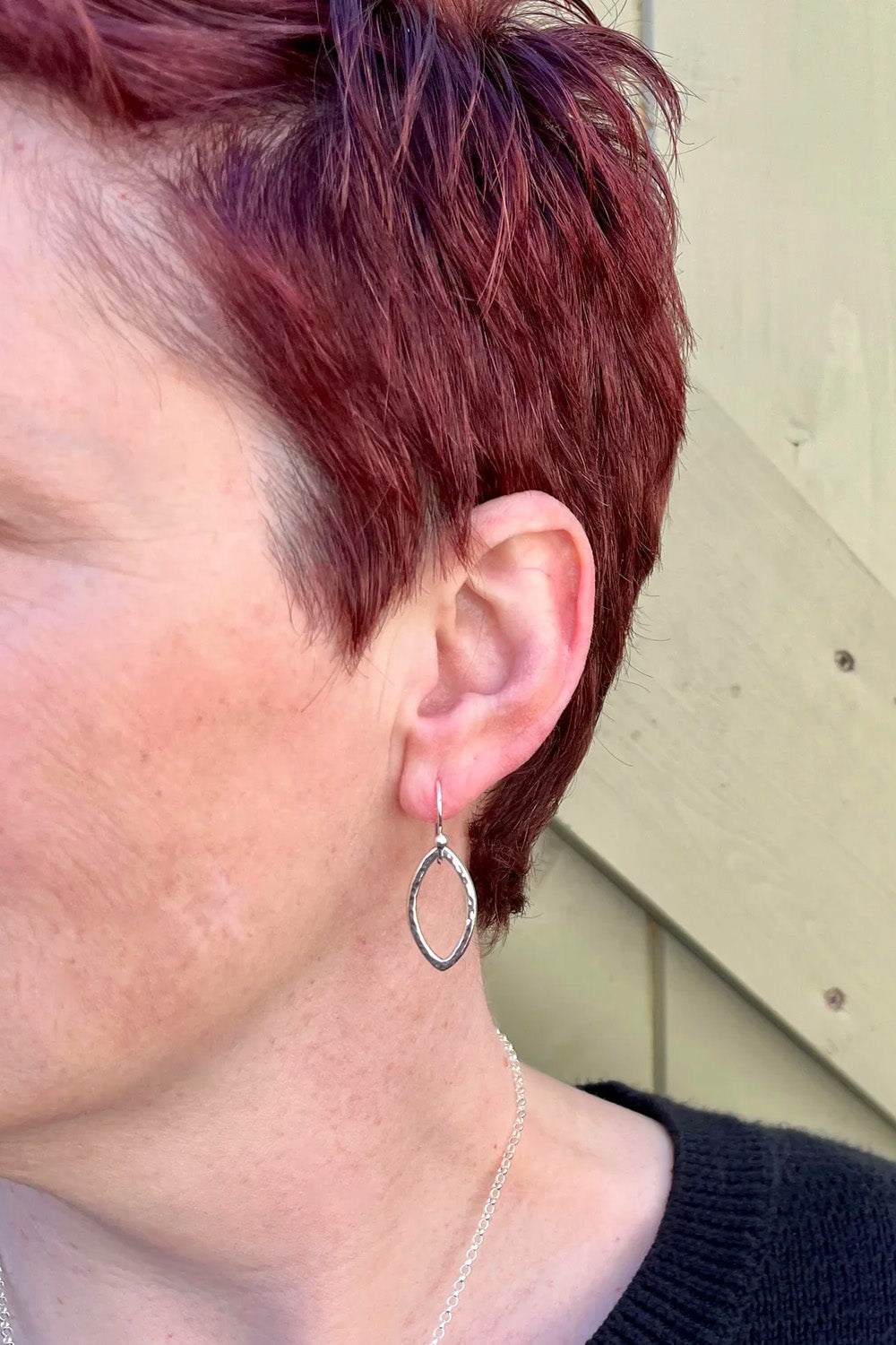Leaf Earrings • Sterling Silver