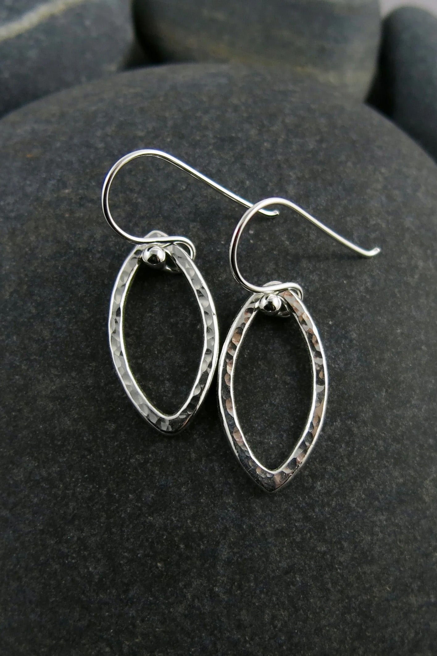 Leaf Earrings • Sterling Silver