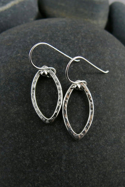 Leaf Earrings • Sterling Silver