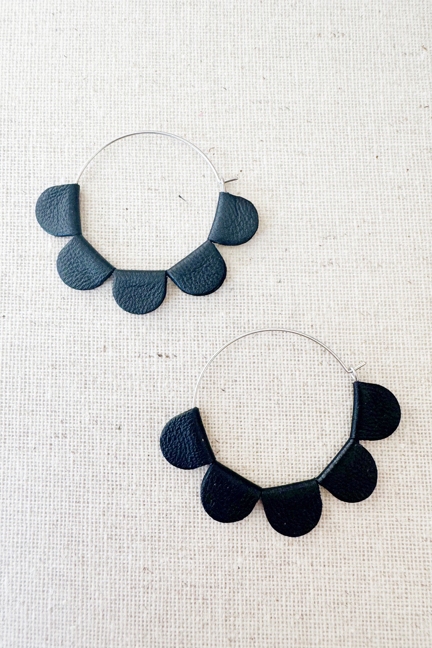Daisy Hoop Earrings
