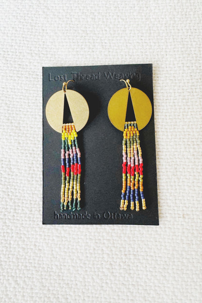 Cleopatra Earrings Long Beaded earrings