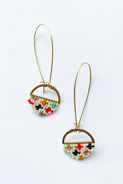 Sally Small - Abstract round earrings - MADE TO ORDER