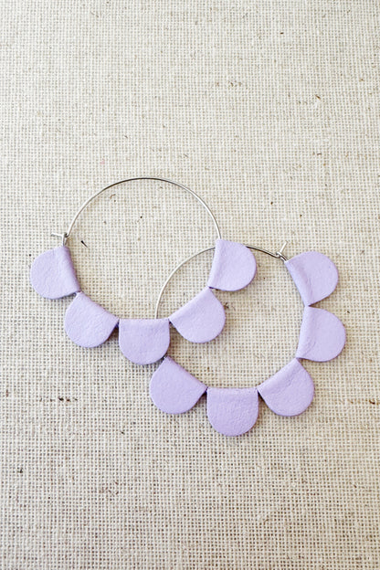 Daisy Hoop Earrings