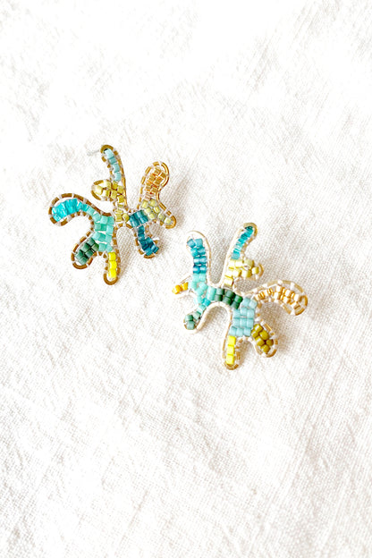 Squiggle Multicolour Studs - MADE TO ORDER