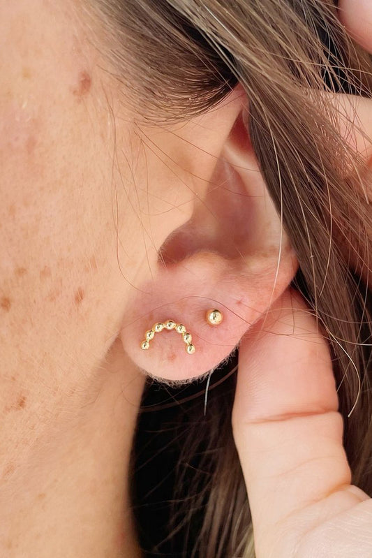 Crescent Studs
