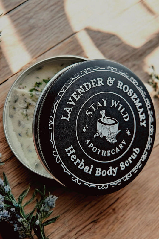 Lavender & Rosemary Herbal Body Scrub