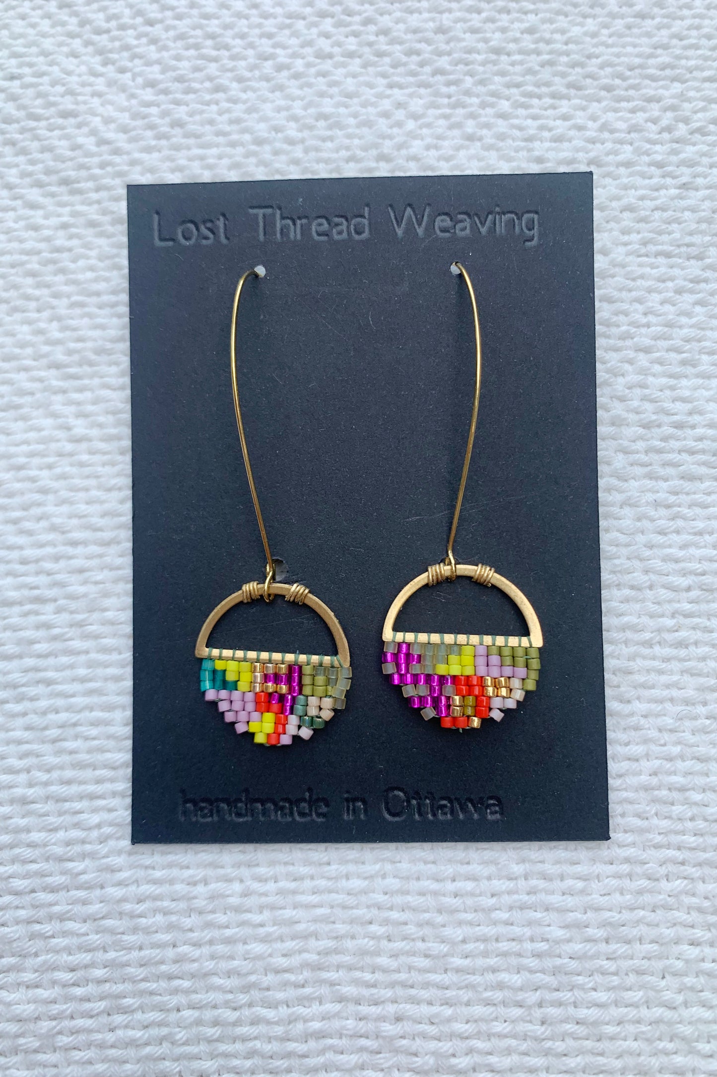 Sally Small - Abstract round earrings - MADE TO ORDER