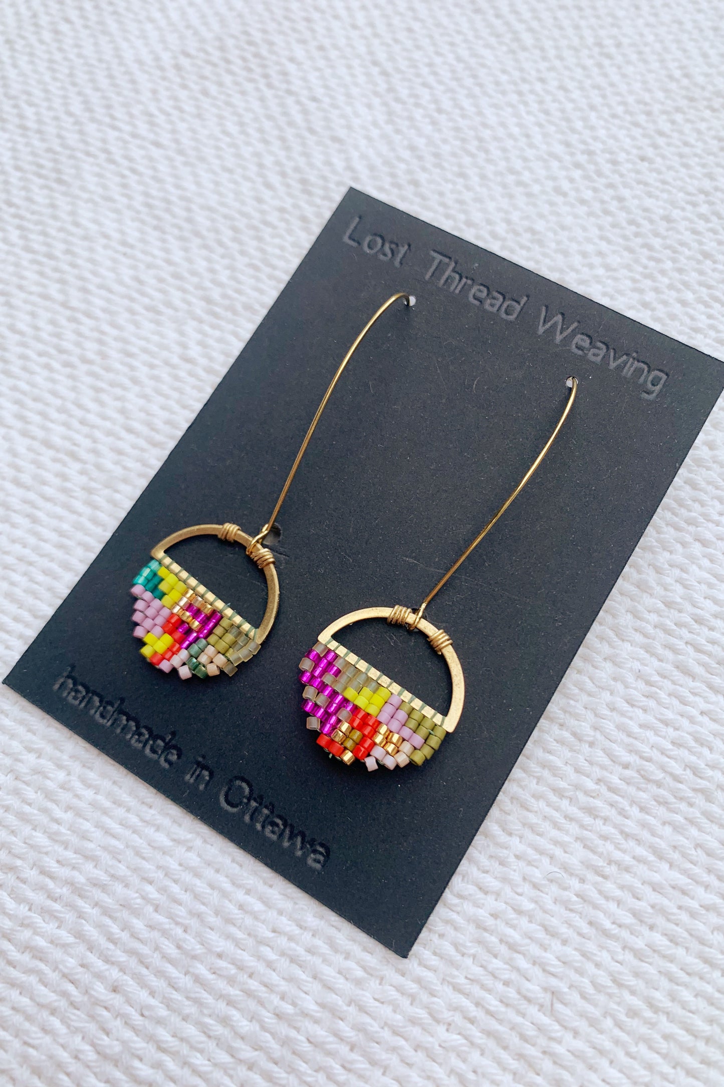 Sally Small - Abstract round earrings - MADE TO ORDER