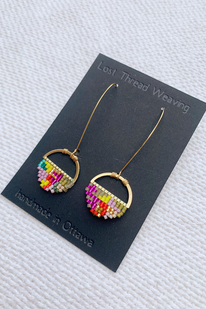 Sally Small - Abstract round earrings - MADE TO ORDER