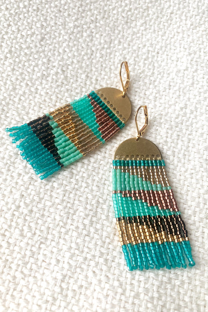 Phoebe Disco Danglers Fringe Earrings - MADE TO ORDER