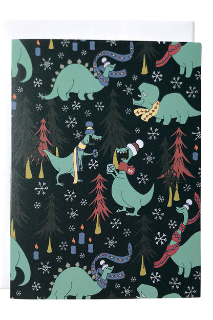 Dinosaur Hygge Card