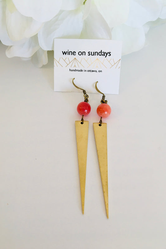 Skinny Spike Earrings