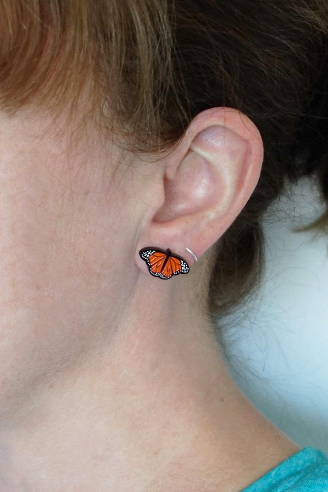 Lili0998 Monarch Butterfly Studs