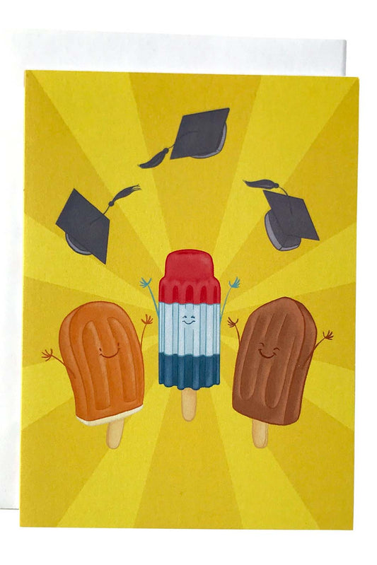 Popsicle Graduation Card