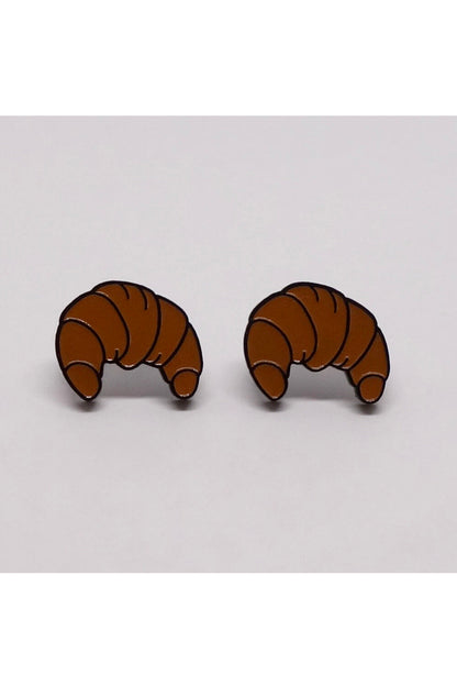 Lili0868 Croissant Stud Earrings