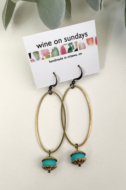 Sophia Oval Earrings