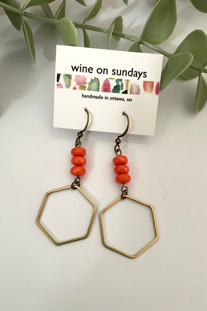 Melissa Hex Earrings