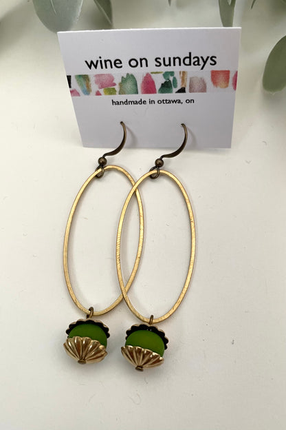 Sophia Oval Earrings
