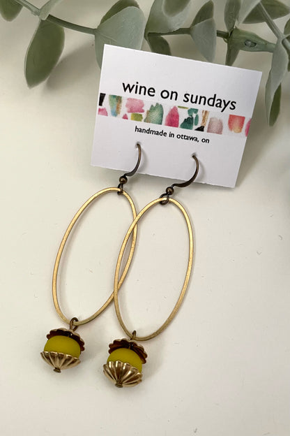 Sophia Oval Earrings