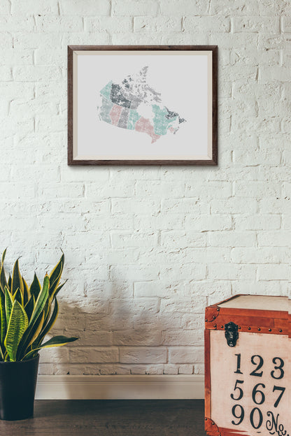 Canada Bike Love Print